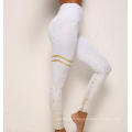 New product gold stamping print custom jogging fitness butt lift slim yoga pants tights women